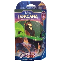 DISNEY - LORCANA SHIMMERING SKIES EMERALD & STEEL STARTER DECK